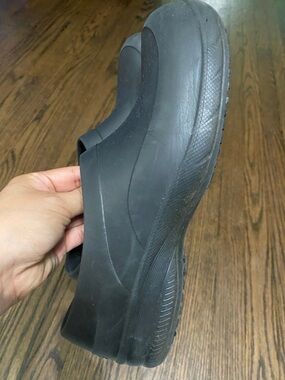 Women's Black Slip-On Comfort Slipper
